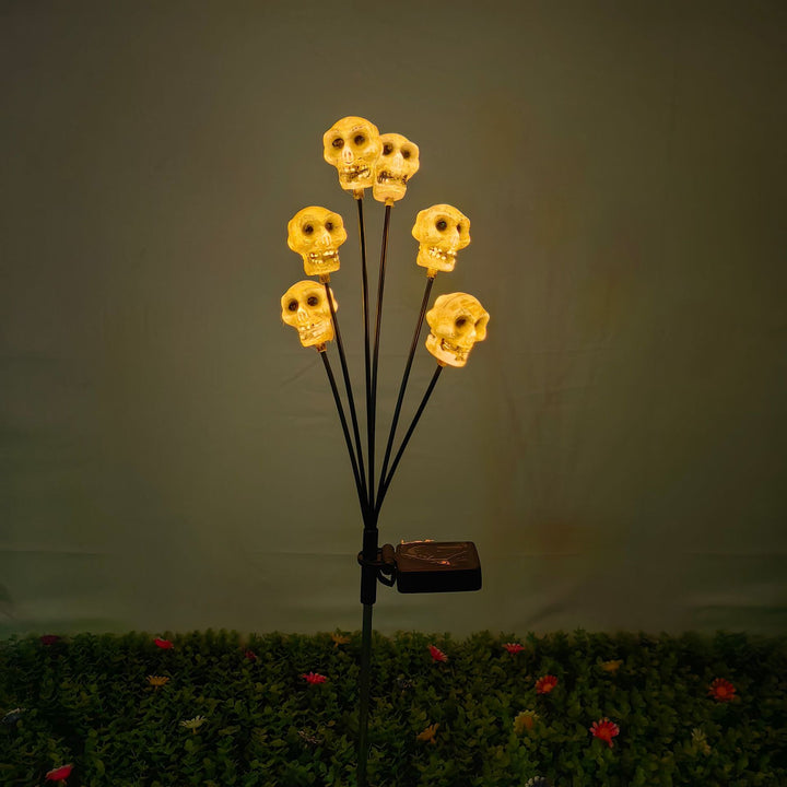Dekorative Totenkopf-Lampe