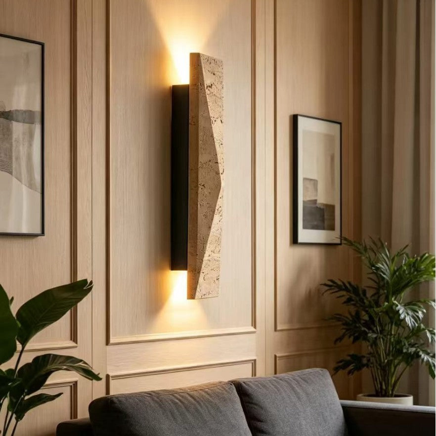 Moderne geometrische Wandleuchte