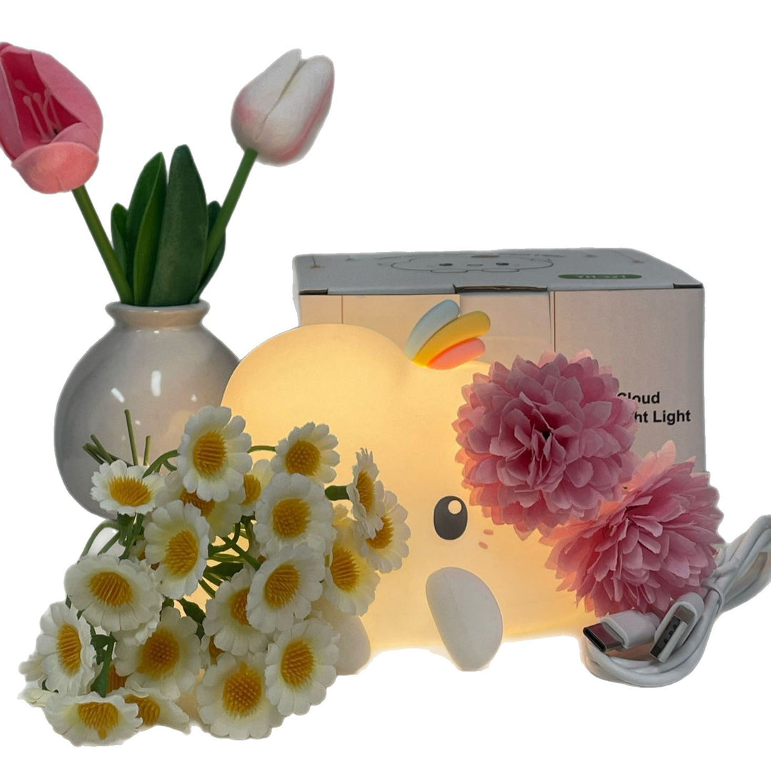 Silicone Süße Wolke Nachtlicht Tischlampe