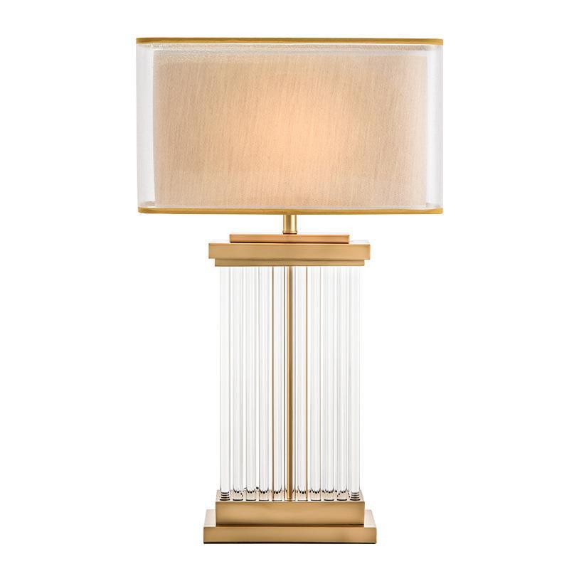 Elegante Kristall Tischlampe