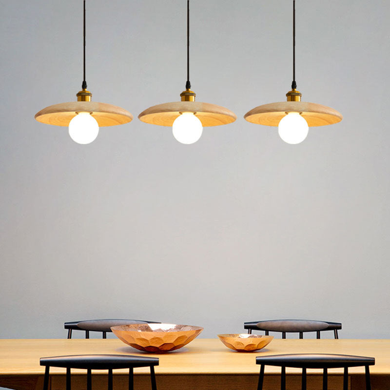 Moderne Holz Pendelleuchte