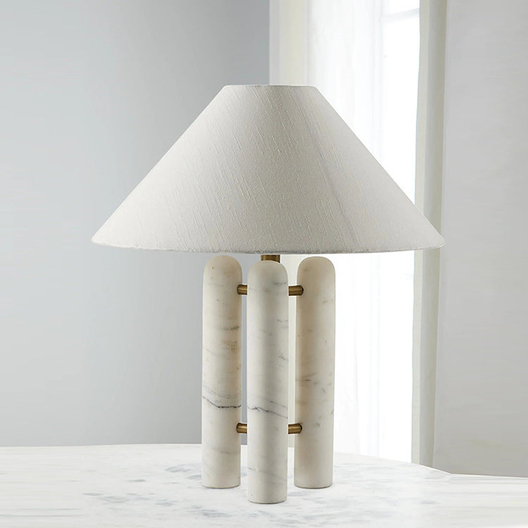 Zeitgenössische Marmor Akzent Tischlampe