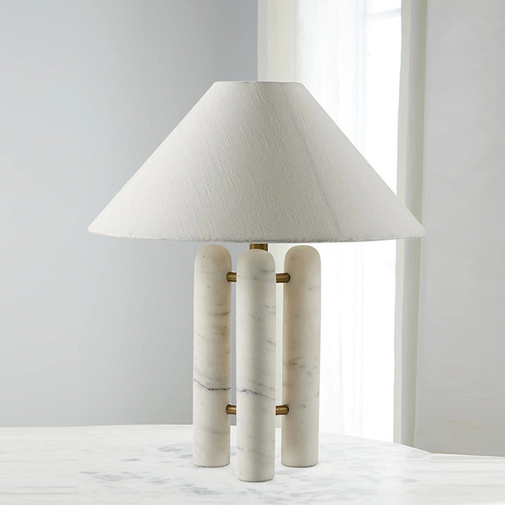 Zeitgenössische Marmor Akzent Tischlampe
