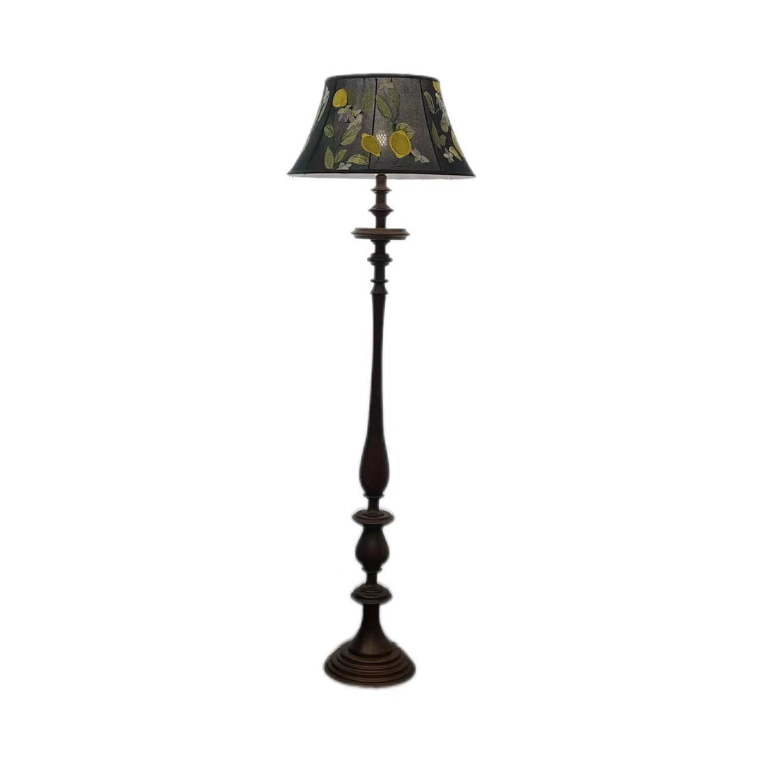 Elegante Blumenmuster Stehlampe