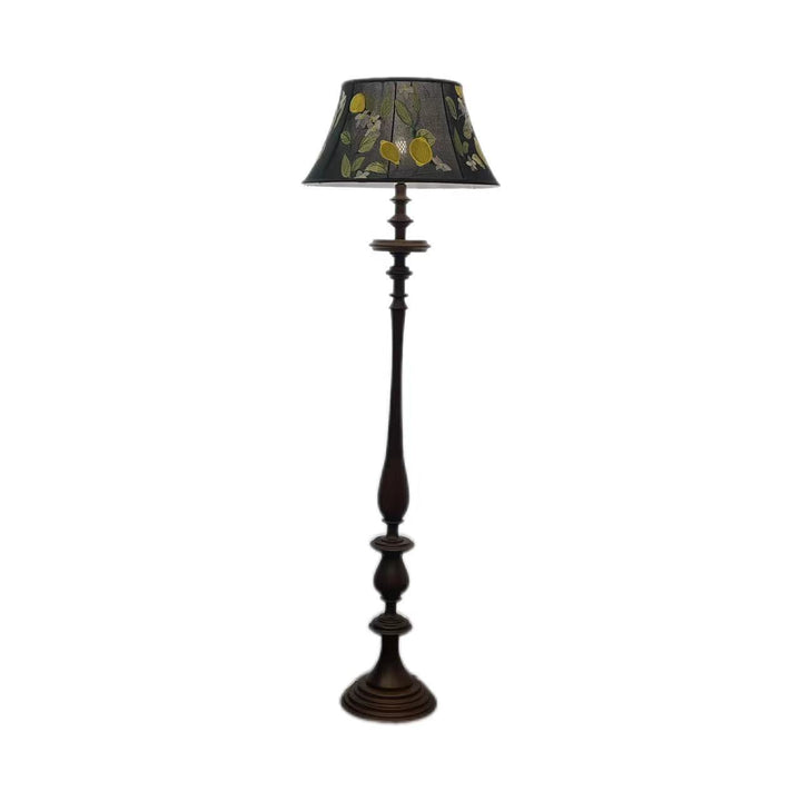 Elegante Blumenmuster Stehlampe