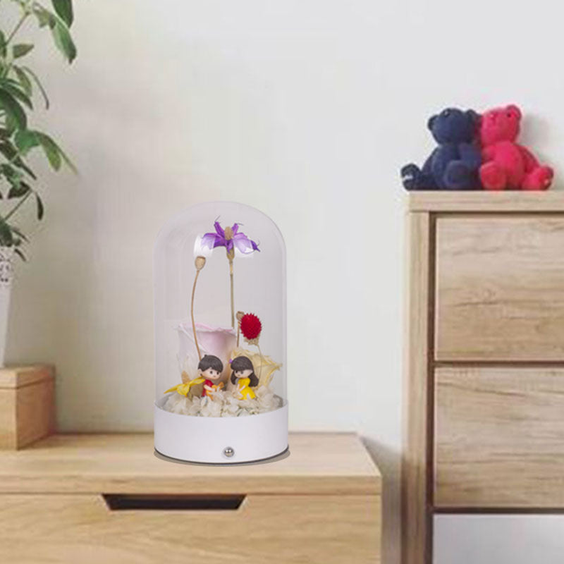 Dekorative Blumenanzeige Lampe