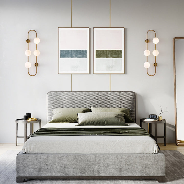 Minimalistische geometrische Wandlampe