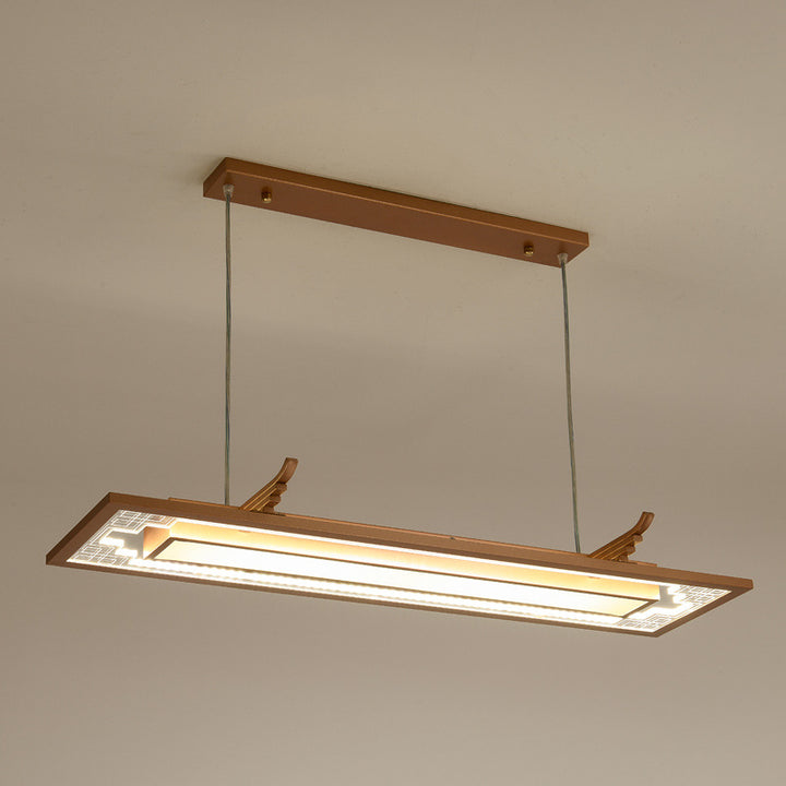 Moderne lineare Pendelleuchte