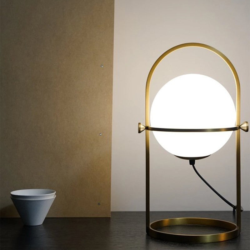 Geometrische Kugel Tischlampe
