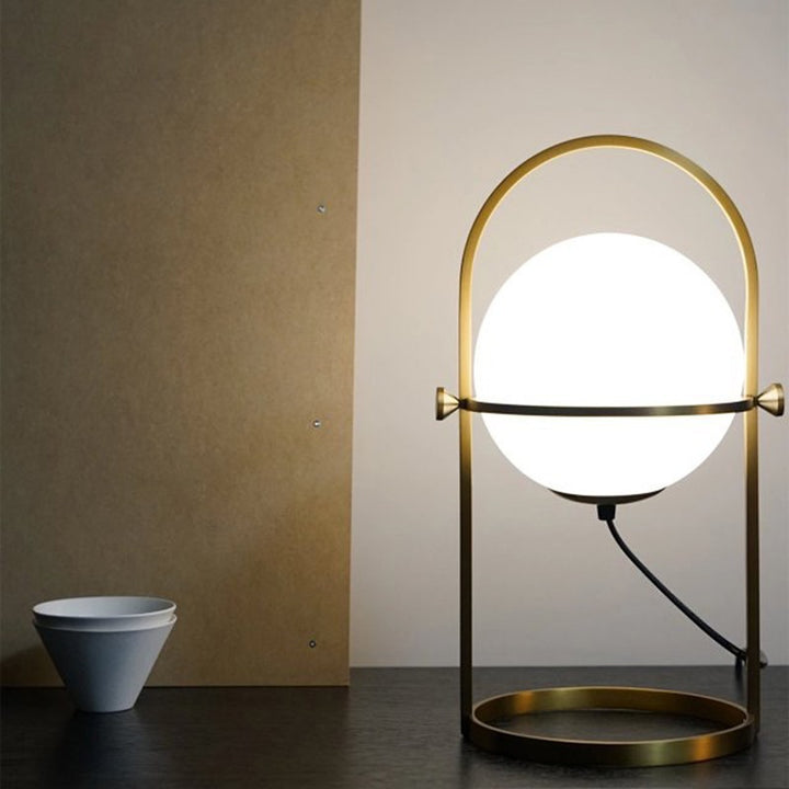 Geometrische Kugel Tischlampe