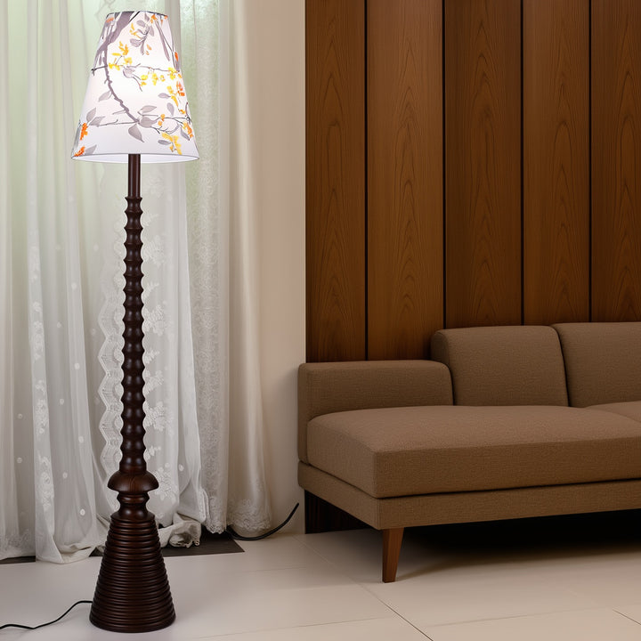 Blumennmuster Stehlampe