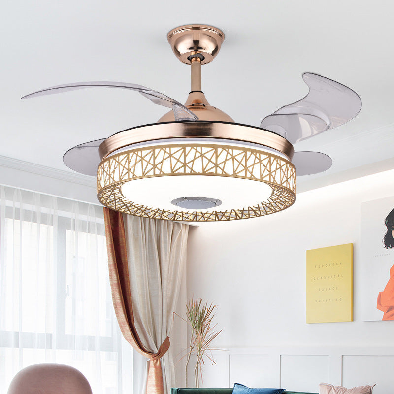Zeitgenössische Deckenventilator Lichtinstallation