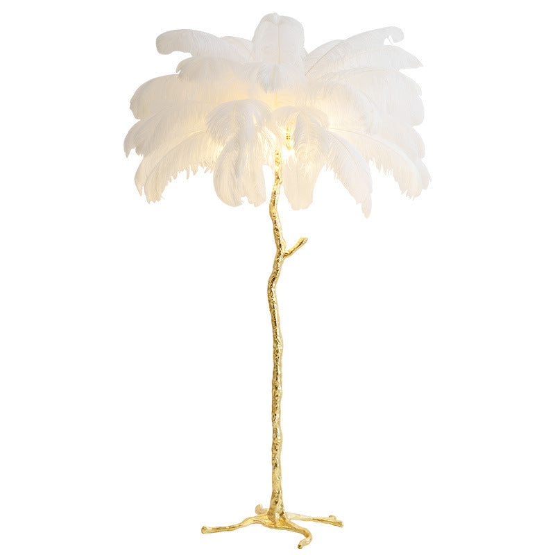 Tropisch inspirierte Stehlampe