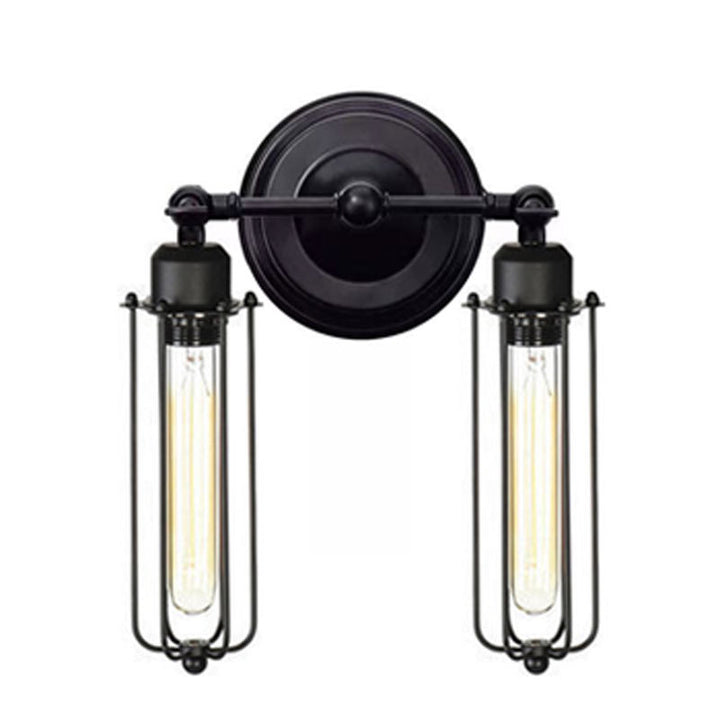Industrieller Stil Doppel-Glühbirne Wandlampe