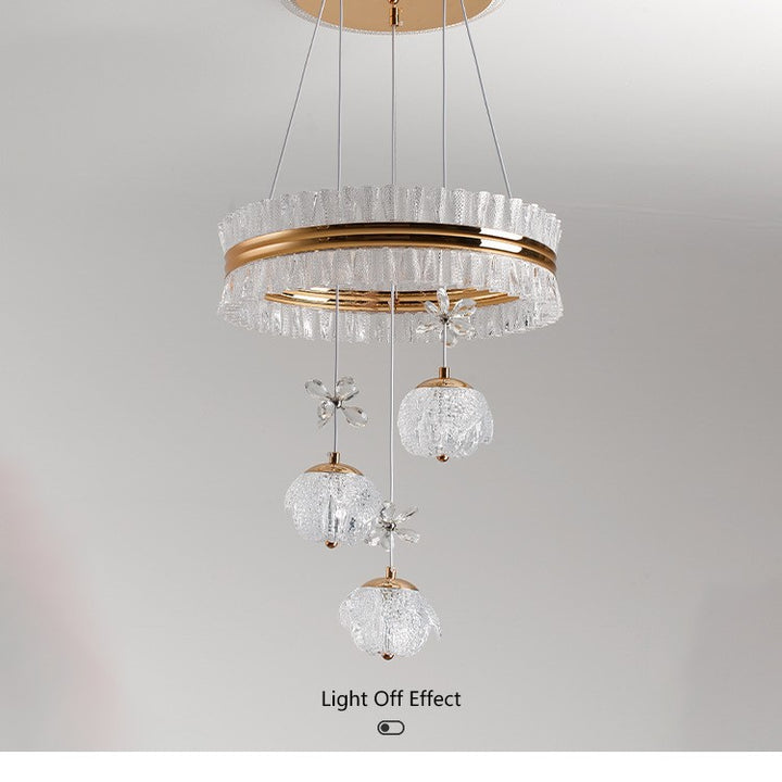 Moderne Boho Kristall Pendelleuchte