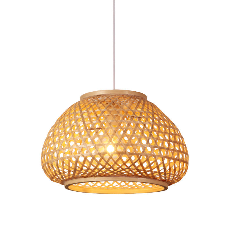 Woven Bamboo Deckenlampe