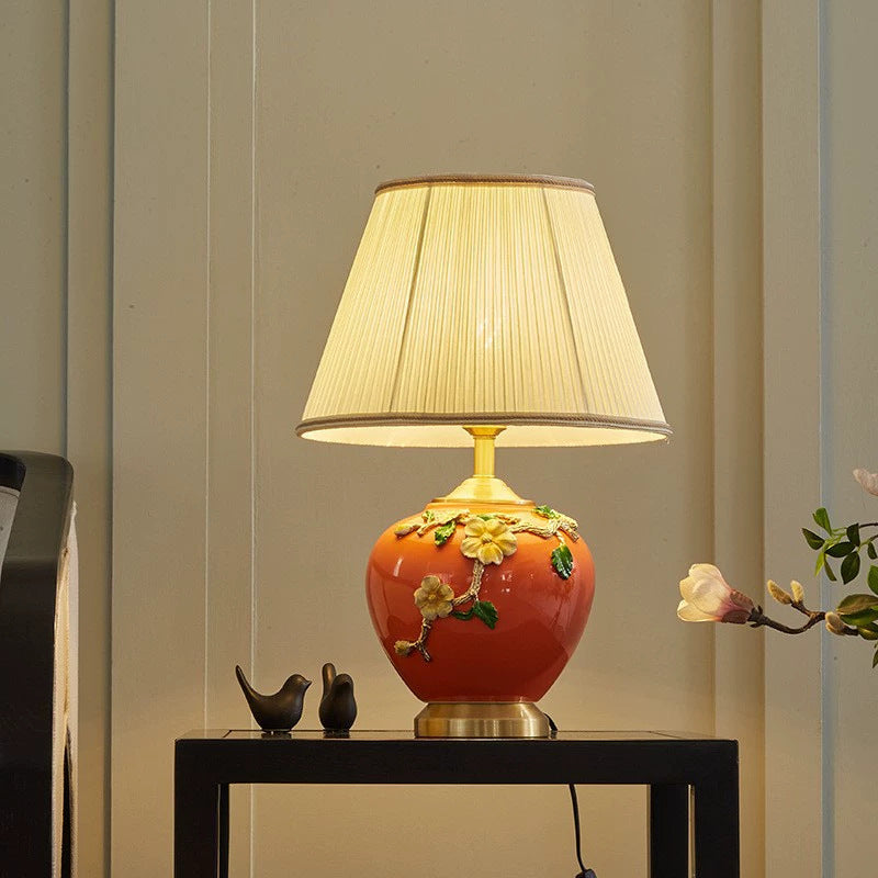 Künstlerische Keramik Tischlampe