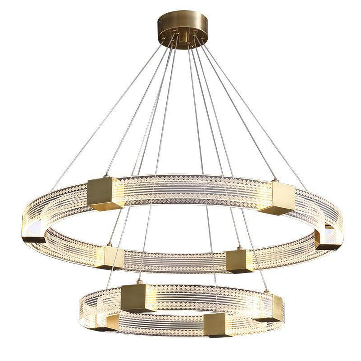 Moderne Elegante Zirkular Pendelleuchte