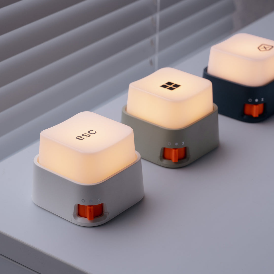 Tragbare wiederaufladbare Würfel-LED-Nachtlampe mit einstellbarer Helligkeit
