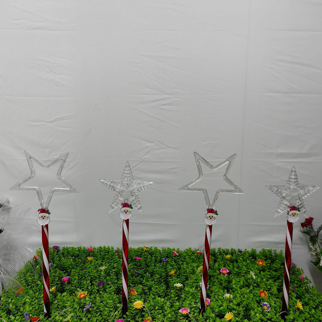 Dekorative Stern Gartenstecker