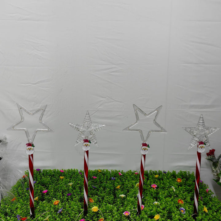 Dekorative Stern Gartenstecker