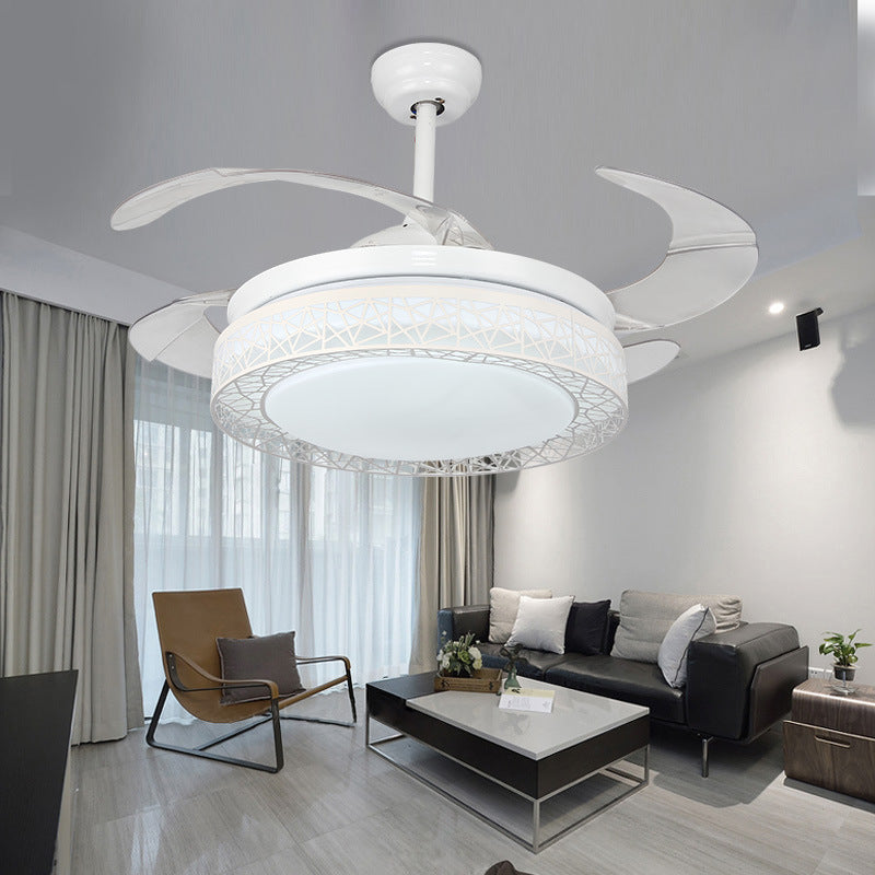 Zeitgenössische Deckenventilator Lichtinstallation