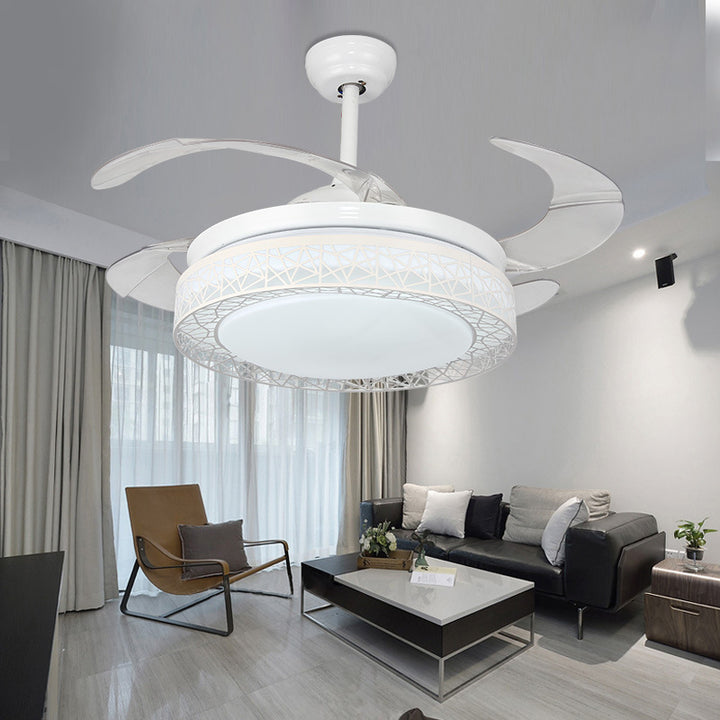 Zeitgenössische Deckenventilator Lichtinstallation