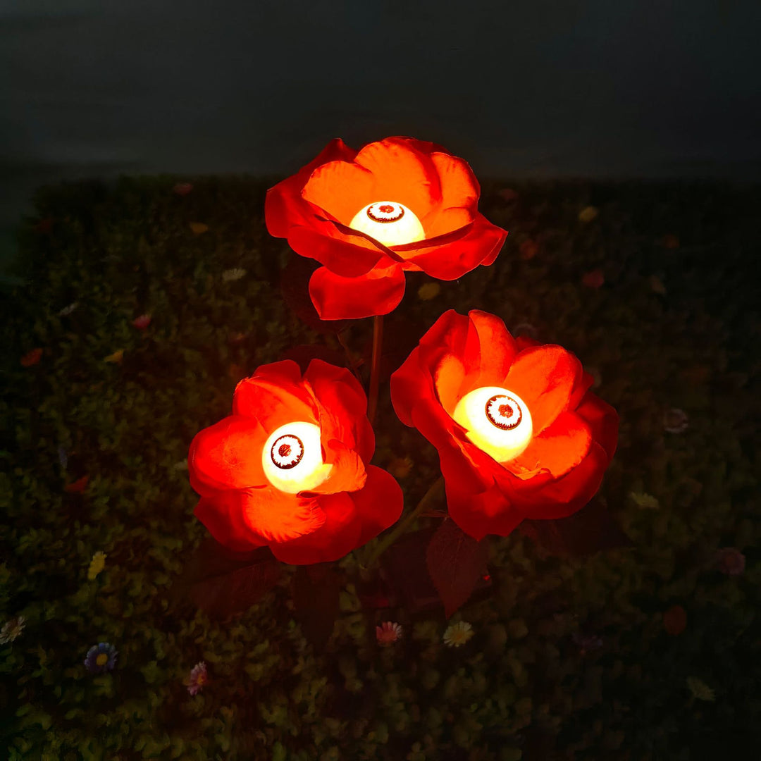 Dekorative Solarbetriebene Gartenrosenlichter