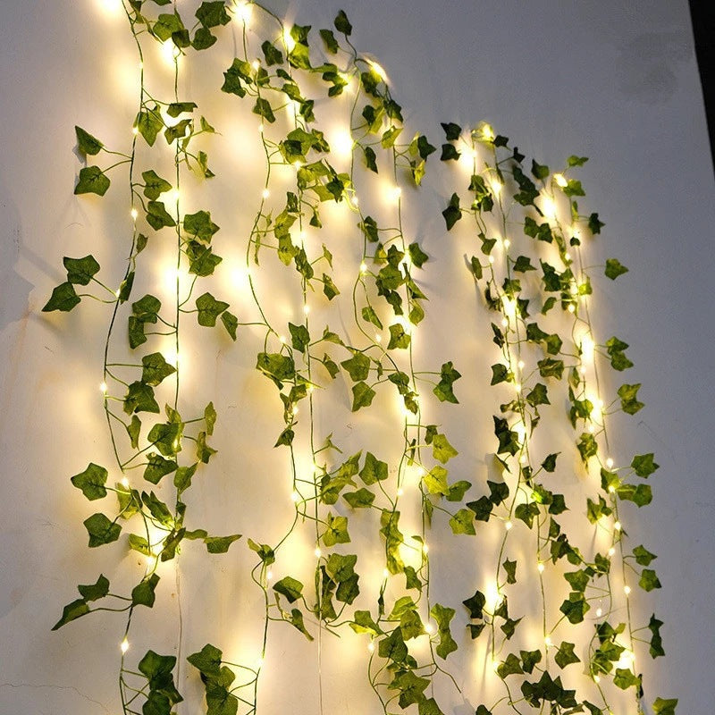 Künstliche Efeu-LED-Vorhanglichter