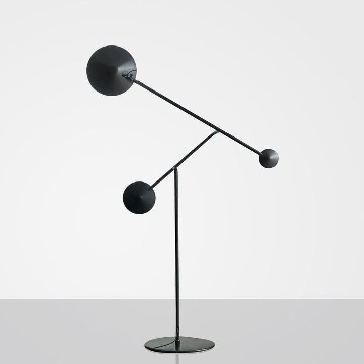 Moderne verstellbare Bogen-Stehlampe mit doppelten Kugeln