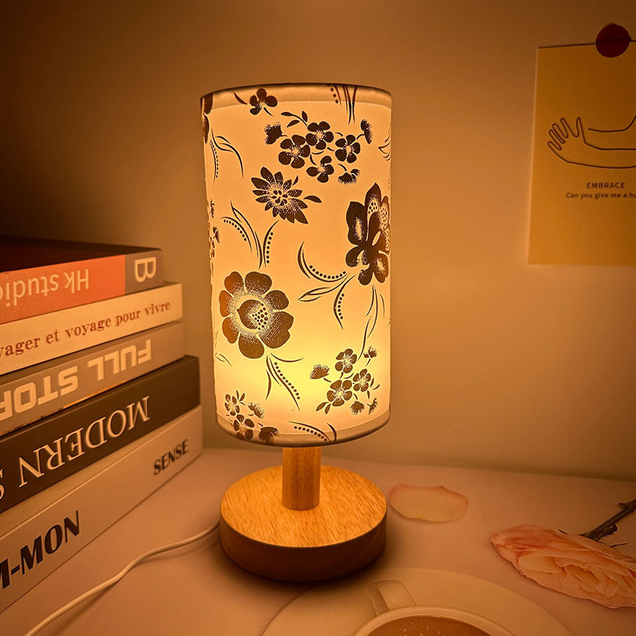 Blumendesign USB-betriebene Tischlampe