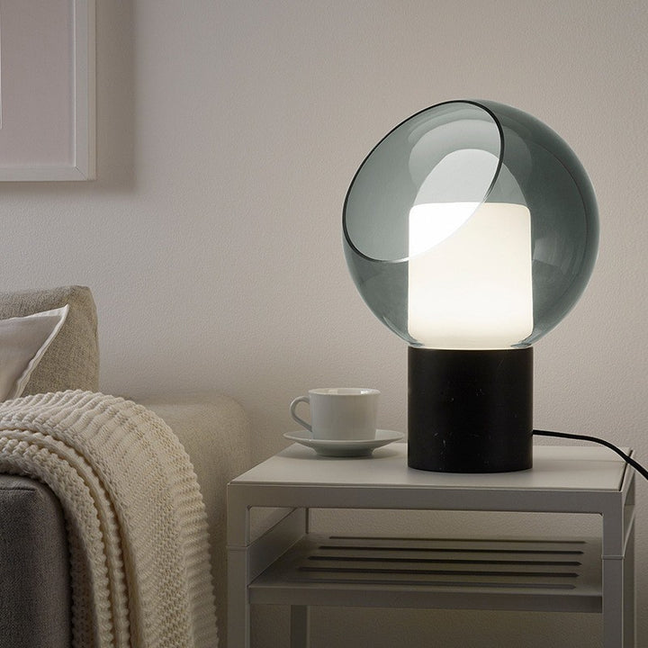 Zeitgenössische Glas-Tischlampe