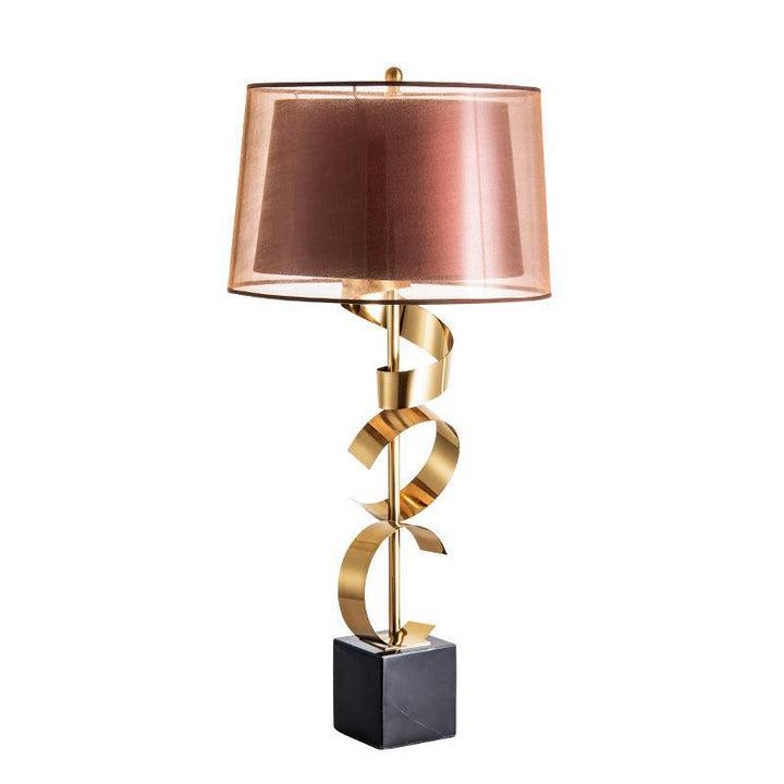Künstlerische Spiral Tischlampe