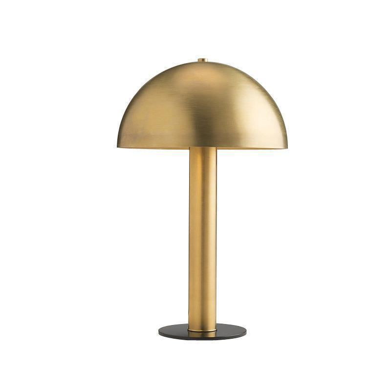 Moderne Tischlampe mit elegantem Globenschirm