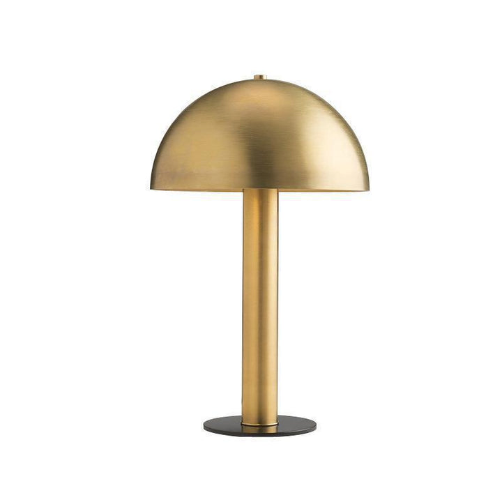 Moderne Tischlampe mit elegantem Globenschirm
