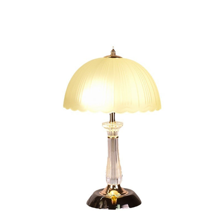 Vintage-inspirierte Glas Tischlampe