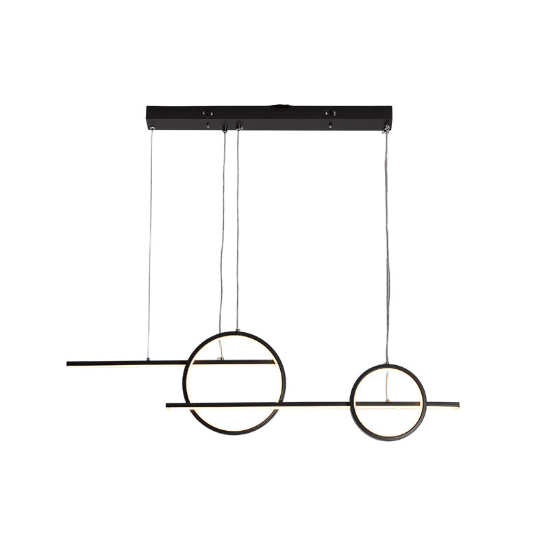 Moderne lineare Pendelleuchte