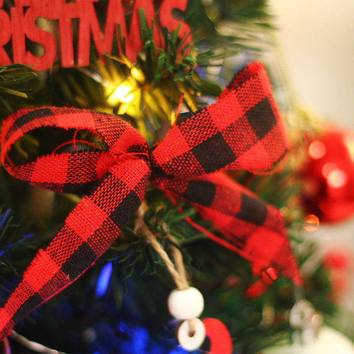 Festliche dekorative Tisch Weihnachtsbaum