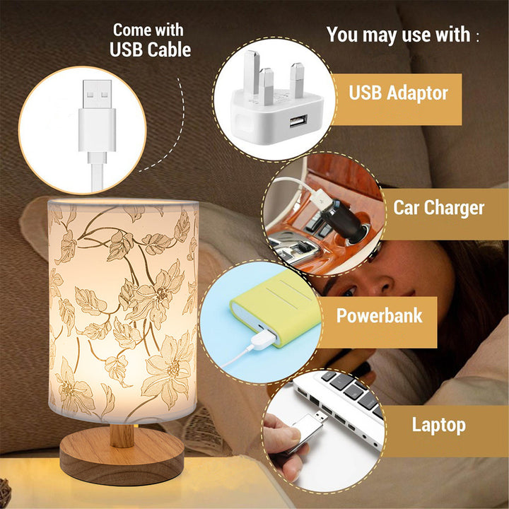 Dekorative Tischlampe