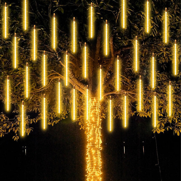 Außen hängende Meteor-Rohrlichter für Bäume wasserdicht cascadian LED-Regen-Effekt