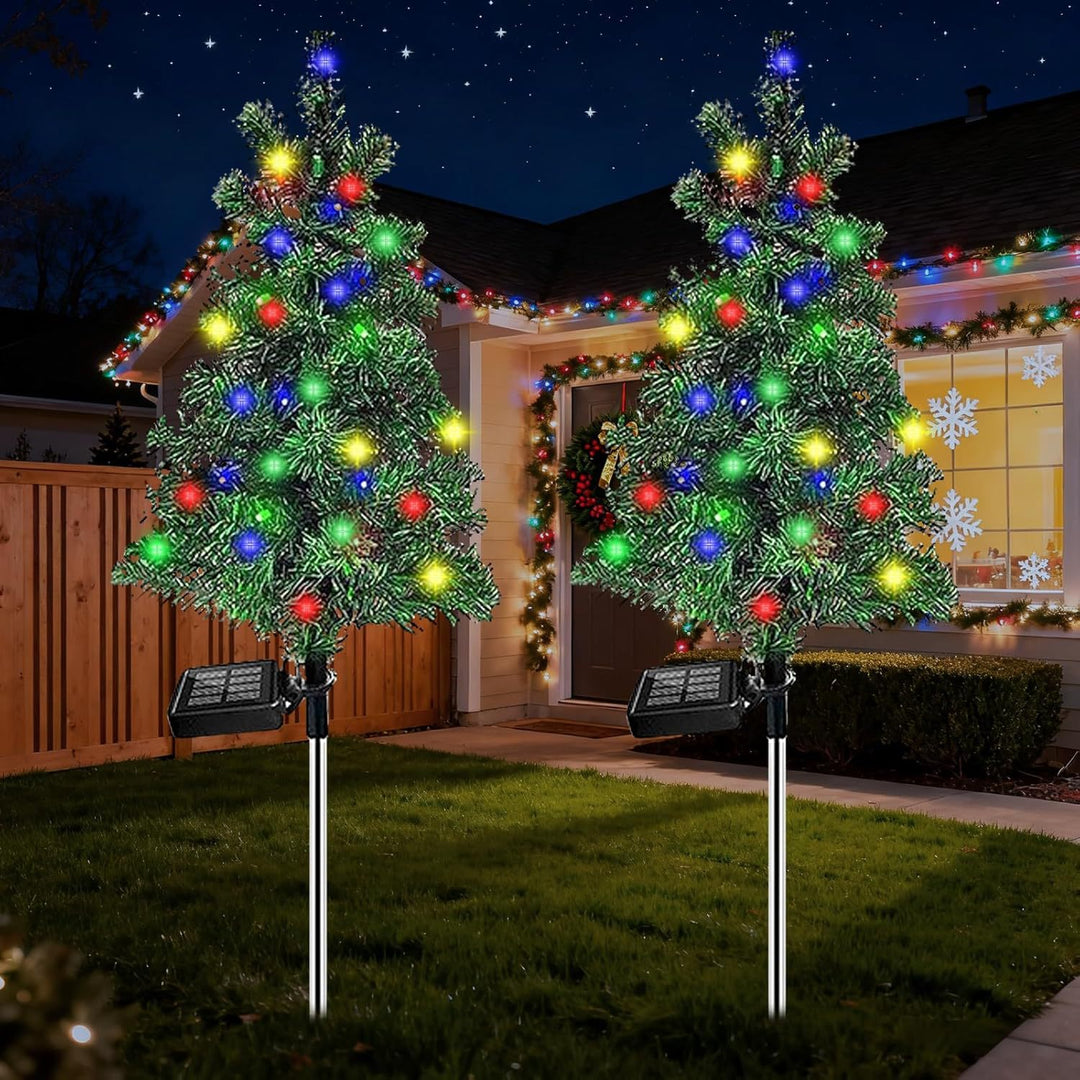 Dekorativer Weihnachtsbaum mit LED-Lichtern