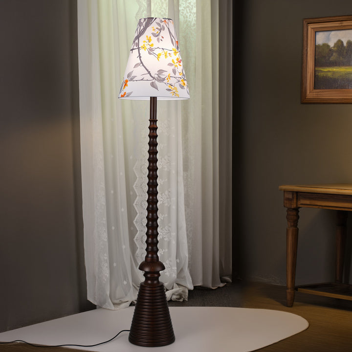 Blumennmuster Stehlampe
