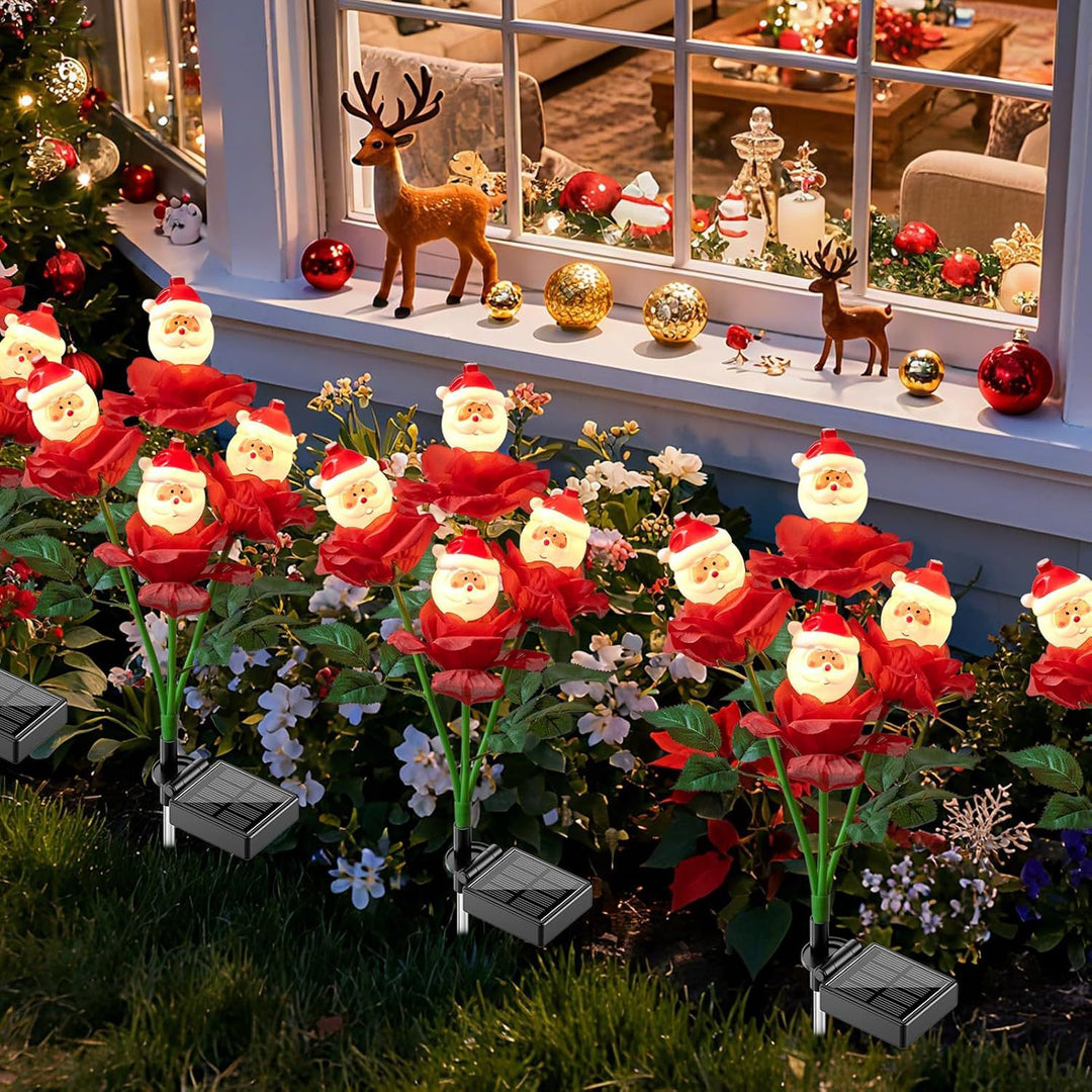 Dekorative LED Santa Rose Lichter