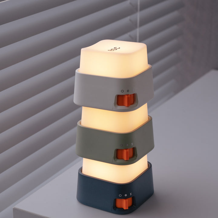 Tragbare wiederaufladbare Würfel-LED-Nachtlampe mit einstellbarer Helligkeit