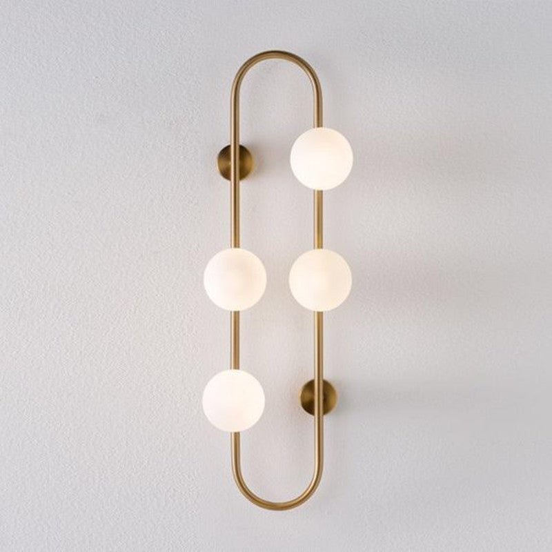 Minimalistische geometrische Wandlampe