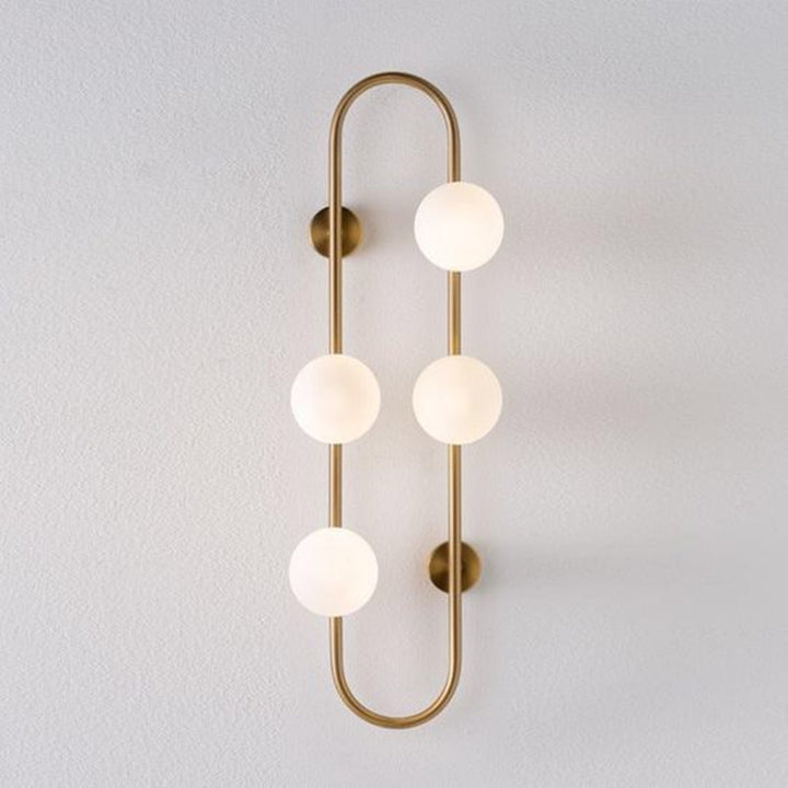 Minimalistische geometrische Wandlampe