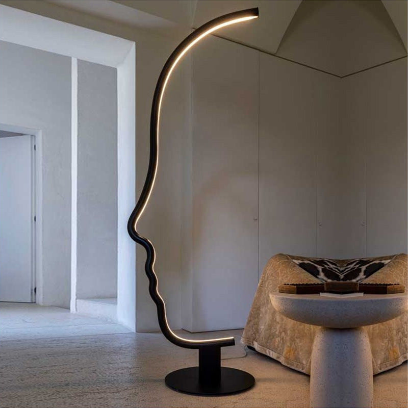 Künstlerische Outline Stehlampe