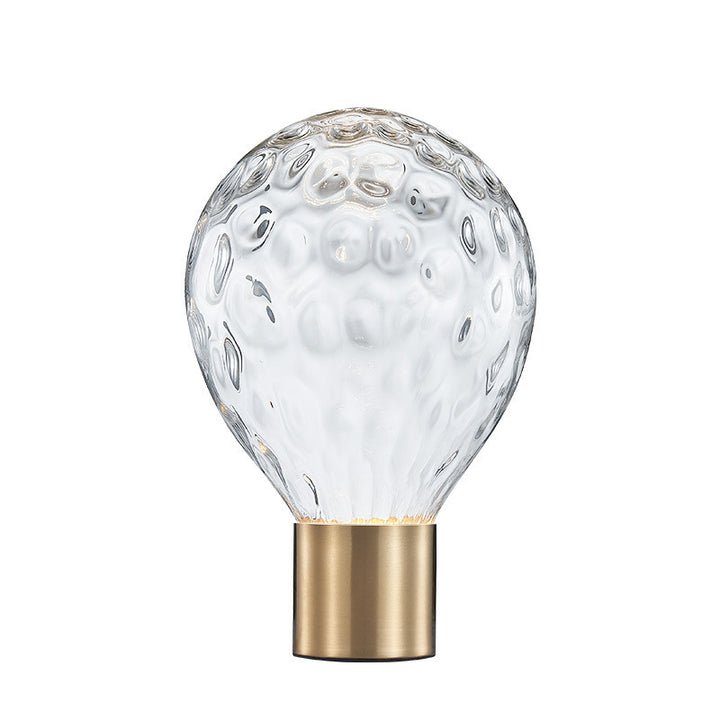 Künstlerische Glastischlampe