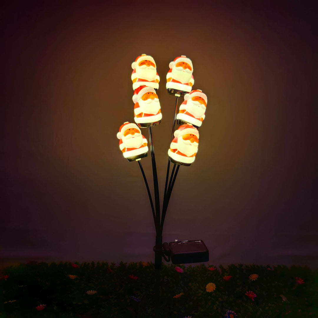 Dekorative LED Schneemann Gartensteckerlichter
