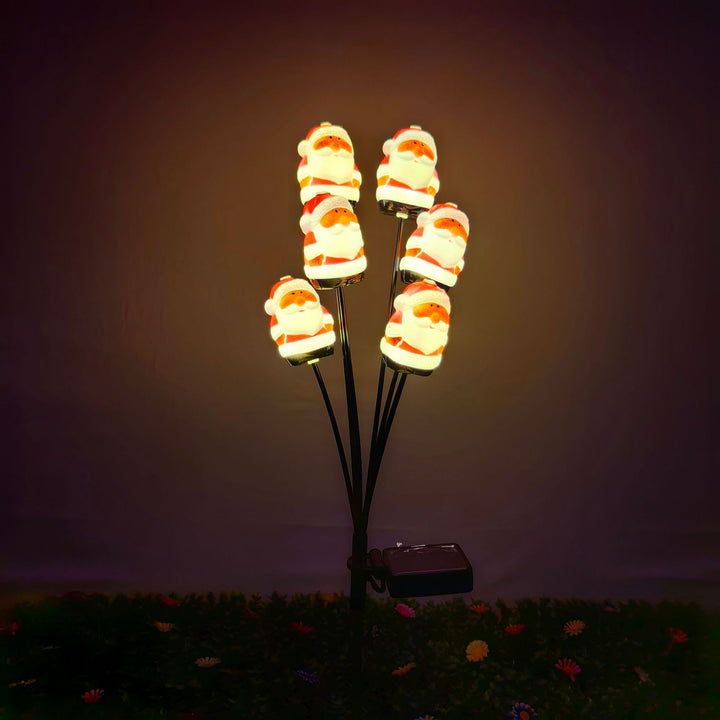 Dekorative LED Schneemann Gartensteckerlichter